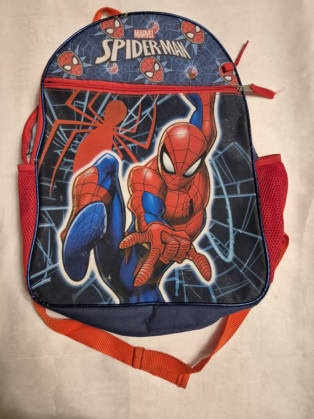 Marvel Spider-Man Kids Backpack - Red & Blue